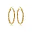 Miss Mimi Gold Vermeil Medium Twist Hoops