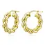 Miss Mimi Gold Vermeil Donut Twist Hoops