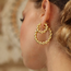 Miss Mimi Gold Vermeil Small Donut Twist Hoops