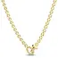 Miss Mimi Gold Vermeil Equestrian Square Link Necklace