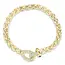 Miss Mimi Gold Vermeil Equestrian Square Link Bracelet