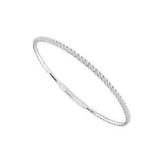 Everyday Diamonds by Spicer Cole Round Brilliant Cut Diamond Flex Bangle