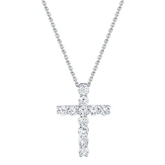Everyday Diamonds by Spicer Cole Round Diamond Cross Pendant