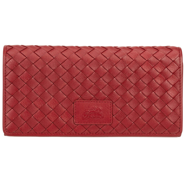 Basket Weave Secure Trifold Wallet