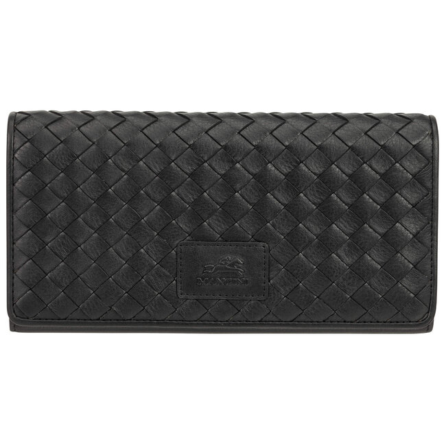 Basket Weave Secure Trifold Wallet