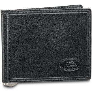 Mancini Leather Goods Classic Single Bill Clip
