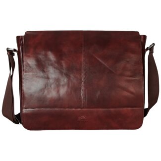 Mancini Leather Goods Pelle D’oro Messenger Bag