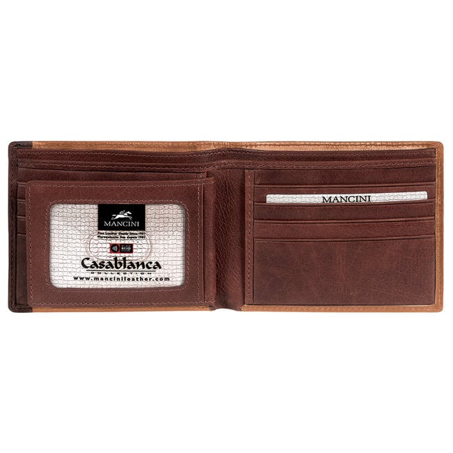 Casablanca Billfold with Removable Passcase