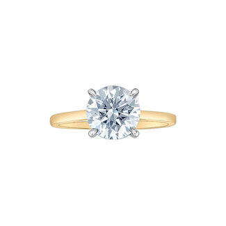 Diamond Evolution Solitaire Round Lab Grown Diamond Engagement Ring