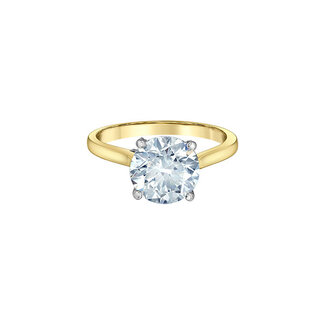 Diamond Evolution Hidden Halo Round Lab Grown Diamond Engagement Ring