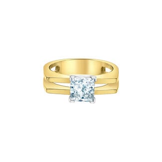 Diamond Evolution Open Princess Lab Grown Engagement Ring