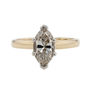 Beyond Round Bridal by Spicer Cole Marquise Cut Solitaire Engagement Ring