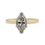 Marquise Diamond Solitaire Engagement Ring in 14K Gold