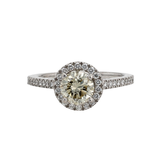 Utwo Bridal by Spicer Cole Halo Diamond Engagement Ring