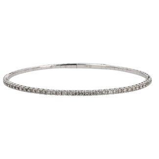 Everyday Diamonds by Spicer Cole Round Brilliant Cut Diamond Flex Bangle