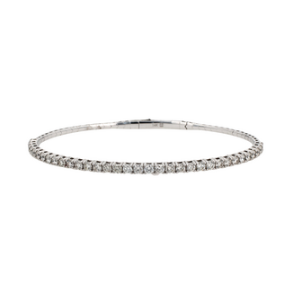 Everyday Diamonds by Spicer Cole Round Brilliant Cut Diamond Flex Bangle