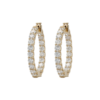 ExtraOrdinary Diamonds by Spicer Cole Inside Out Natural Diamond Hoops