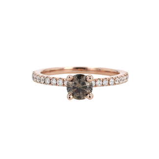 Utwo by Spicer Cole Natural Brown Diamond Engagment Ring