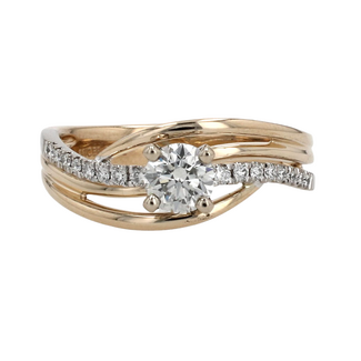 Utwo Bridal by Spicer Cole Round Brilliant Cut Diamond Engagement Ring