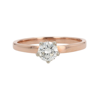 Solitaire Bridal by Spicer Cole Round Brilliant Cut Diamond Engagement Ring