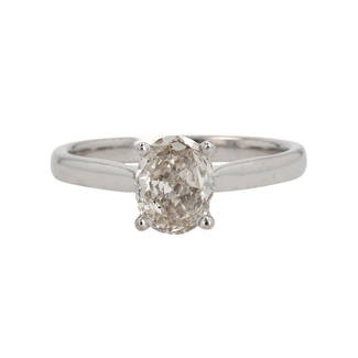 Beyond Round Bridal by Spicer Cole Oval Solitaire Engagement Ring