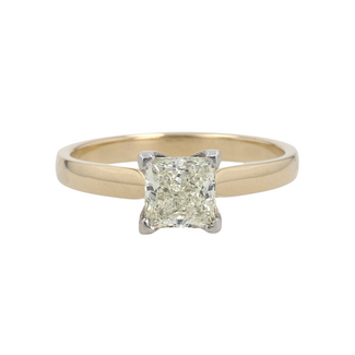 Beyond Round by Spicer Cole Princess Cut Solitaire Diamond Engagement Ring