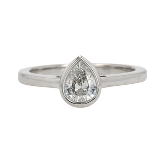 Beyond Round Bridal by Spicer Cole Pear Shaped Solitaire Engagement Ring