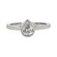 Pear Shaped Solitaire Engagement Ring
