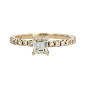 Utwo Bridal by Spicer Cole Asscher Cut Diamond Engagement Ring