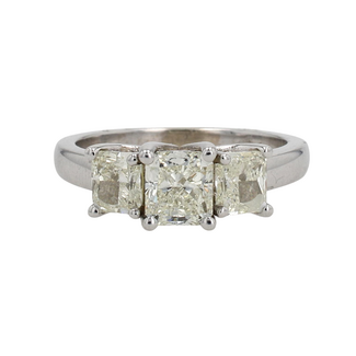 Beyond Round by Spicer Cole Trinity Radiant Cut Diamond Engagement Ring