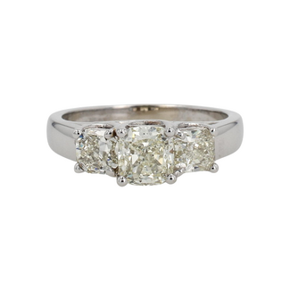Utwo by Spicer Cole Trinity Radiant Cut Diamond Engagement Ring
