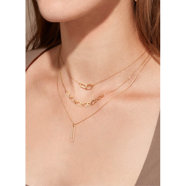 Jackie Venezia Necklace in 14K Yellow Gold