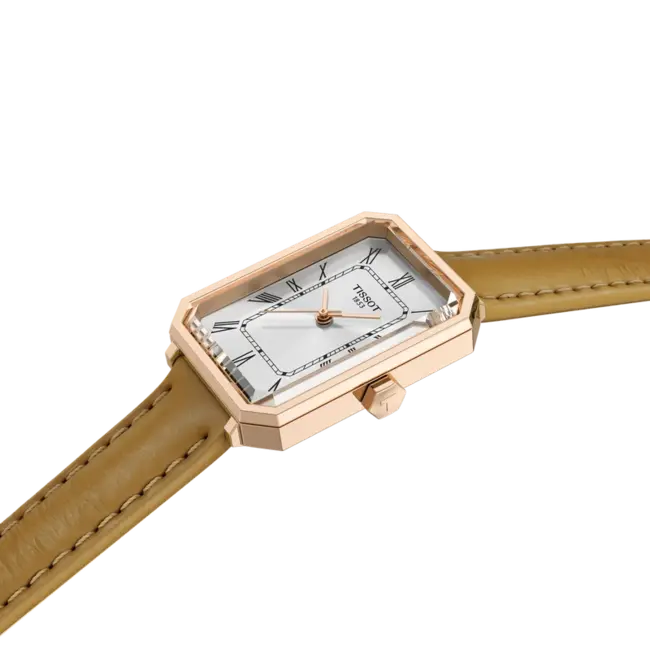Tissot SRV 30MM Quartz Watch In Rose & Brown Leather