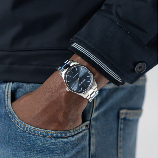 Hamilton Jazzmaster Quartz Watch 40mm Dusty Blue Dial