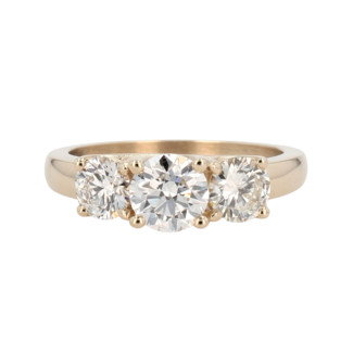 Utwo Bridal by Spicer Cole Custom-Made Trinity Diamond Engagement Ring