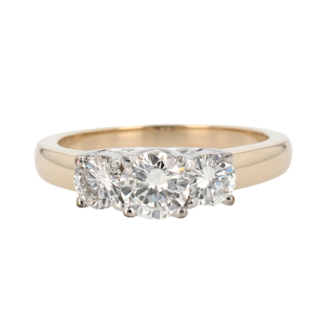 Utwo Bridal by Spicer Cole Custom-Made Trinity Diamond Engagement Ring