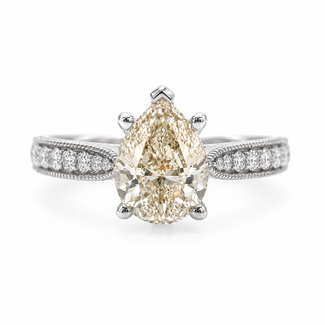 ExtraOrdinary Diamonds by Spicer Cole Pear Shape Diamond Engagement Ring