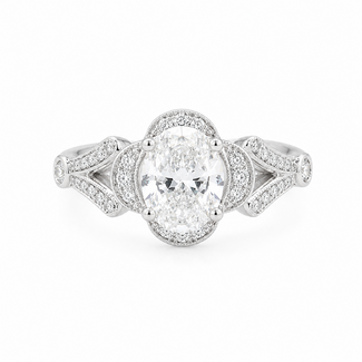 Utwo Bridal by Spicer Cole Oval Diamond Engagement Ring