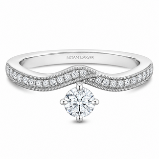 Utwo Bridal by Spicer Cole Round Diamond Engagement Ring