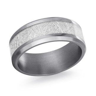 Wedding Bands by Spicer Cole Tantalum & Meteorite 8mm Wedding Band