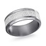 Tantalum & Meteorite 8mm Wedding Band