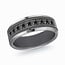 Black Diamond Tantalum 8mm Wedding Band