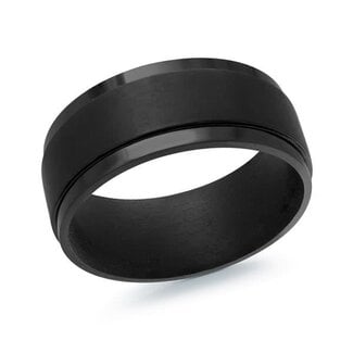Wedding Bands by Spicer Cole Black Satin Tantalum 9mm Wedding Band