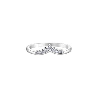 Wedding Bands by Spicer Cole Stackable Curved Diamond Band