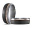 14K Rose Gold & Tantalum Satin 7mm Wedding Band