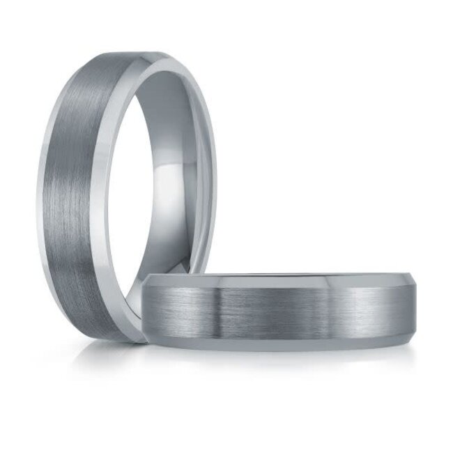 Brushed Tantalum 6mm Wedding Band