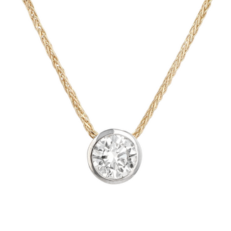 Everyday Diamonds by Spicer Cole Round Diamond Bezel Pendant
