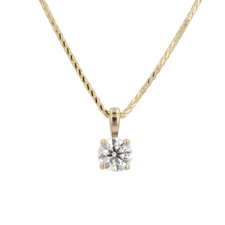 Everyday Diamonds by Spicer Cole Round Diamond Solitaire Pendant