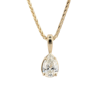 Everyday Diamonds by Spicer Cole Pear Shape Diamond Solitaire Pendant