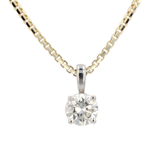 Everyday Diamonds by Spicer Cole Round Diamond Solitaire Pendant